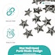 image 5 of 15mm Star Studs Claw Rivets for DIY Scrapbooking - 50pcs