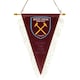 image 1 of West Ham United FC Triangle Pennant - New Claret/Sky Blue - One Size