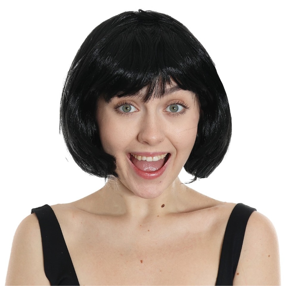 image 1 of Black Bob Wig | Black | 24