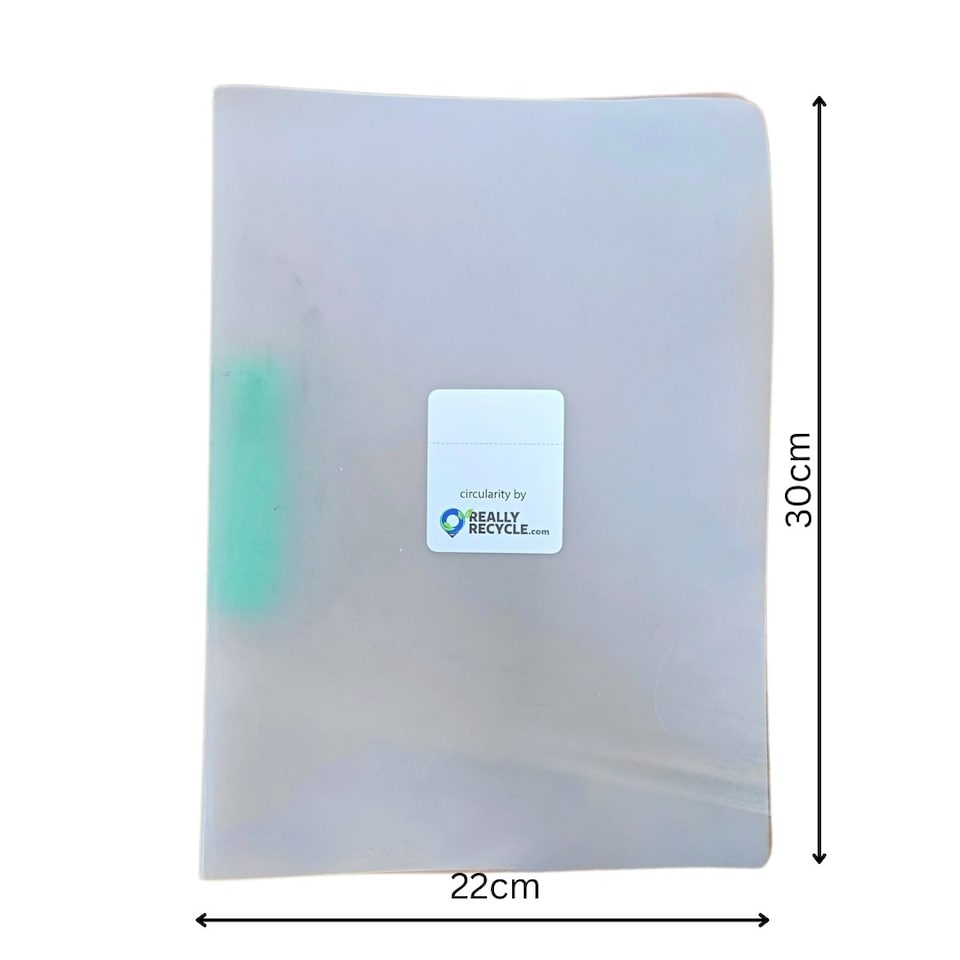 image 1 of A4 ReallyRecycle folio with dry wipe cover Cream