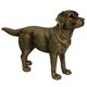 image 2 of Labrador Dog figurine, Leonardo Reflections Bronzed, gift boxed