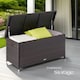 image 7 of Storage Box Kiruna - rattan garden furniture cushion storage 120 x 55 x 61.5 cm | Brown | brown | 121 x 56 x 60 cm | 1