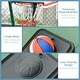 image 7 of HOMCOM 155-210cm Height Adjustable Basketball Stand Backboard Portable w/ Net
