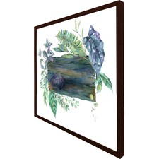 Green leaves board (Picture Frame) Brown | S