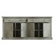 image 6 of Bowood Large Straight Sideboard 4 Door Solid Wood Limewash Green