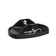 image 3 of 18cm x 14cm Set of 4 Black Heavy Duty Caravan Corner Steady Feet Jack Pads