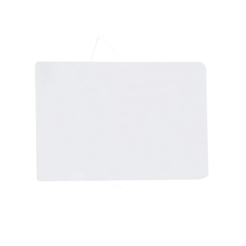 image 1 of Living and Home Rectangular PVC Non-Slip Mat for Desk & Chair - Clear