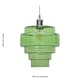 image 4 of Set of 2 Benson - 5 Tier Green Glass Easy Fit Pendant Lightshades