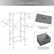 image 6 of Yaheetech Vertical Storage Organizer with 4 Drawers Dark Grey Grey | Dark Grey