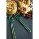 image 7 of Artesà Mini Serving Fork Set of 4 | Green