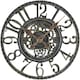 image 1 of Marco Paul 12in Grey Waterproof Garden Clock | Grey