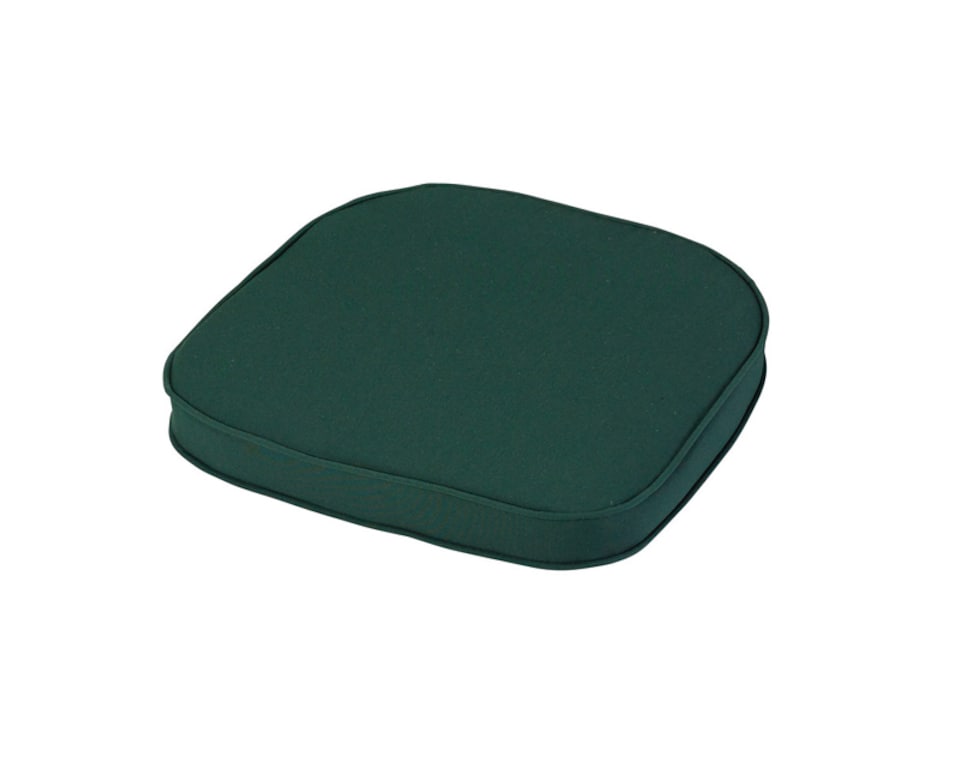 Standard D Pad Outdoor Garden Furniture Cushion - L41 x W38 cm - Forest Green | Green