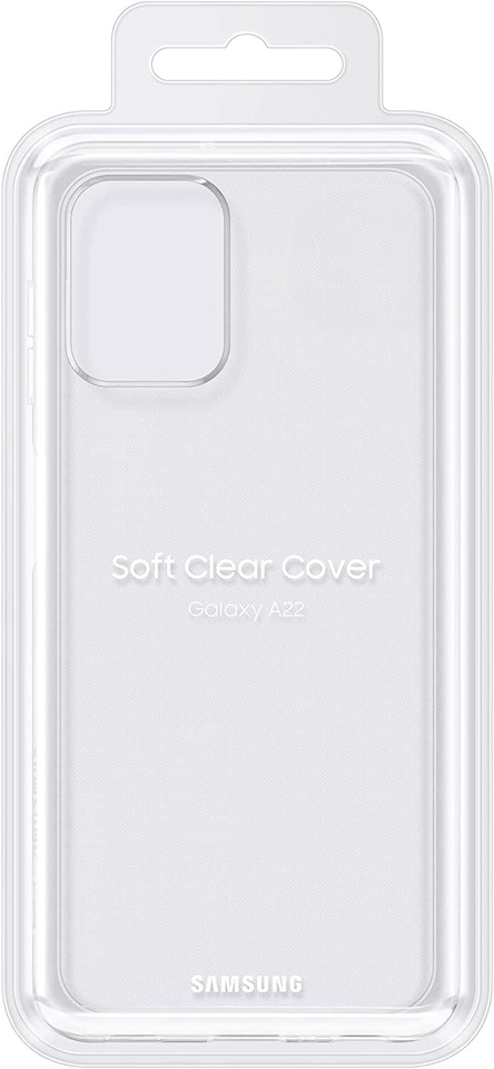image 1 of Samsung Galaxy A22 4G Soft Clear Cover Clear - EF-QA225TTEGEU