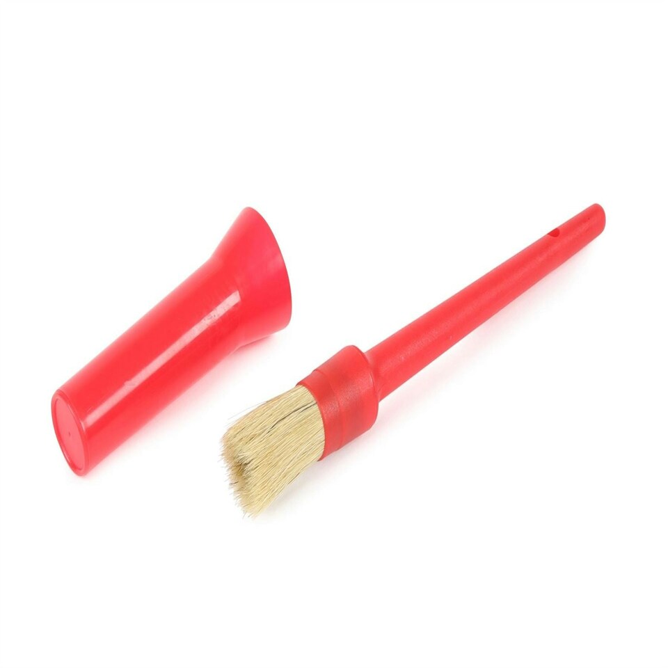 image 1 of Shires Plastic Hoof Oil Brush Red | One Size