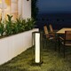 image 8 of Outsunny Rattan Solar Floor Lamp, Auto On/Off LED Garden Lights, Grey 