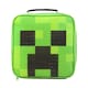 image 2 of Minecraft Childrens/Kids Creeper Lunch Bag And Bottle Set - Green - One Size