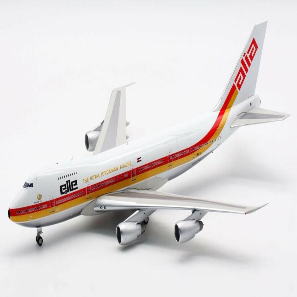 ALIA Royal Jordanian Airline Boeing 747-200 JY-AFA 1:200 flight200 IF742RJ1218P