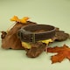 image 5 of HugglePets Legacy Leather Dog Collar - Chocolate Brown | M
