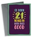 image 1 of Cheeky 21st Birthday Card