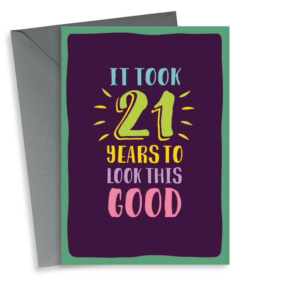 image 1 of Cheeky 21st Birthday Card