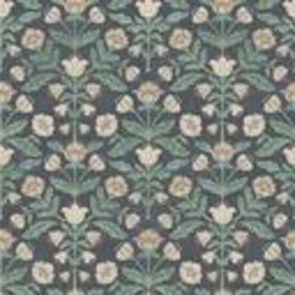 image 1 of Arthouse Modern Floral Damask Navy Wallpaper