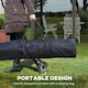 image 4 of Outsunny Garden Folding Tent Heavy Duty Pop Up Gazebo for Party Dark Grey