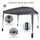 image 5 of MCC Direct Gazebo 3x3 Pop up Garden Outdoor Tent Patio Canopy Marquee with Sides