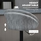 image 5 of HOMCOM Modern Swivel Bar Stools Set of 2 with Adjustable Height