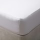 image 2 of Belledorm Brushed Cotton Extra Deep Fitted Sheet - White - Kingsize