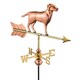image 1 of Cottage Labrador Copper Weathervane - H 62 x W 53 x L 28 cm-