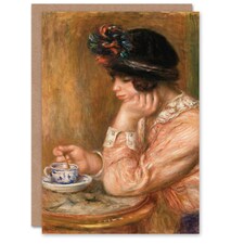 Pierre Auguste Renoir Art Card Cup of Chocolate