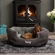 image 6 of Bunty Polar Dog Bed Brown | L