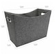 image 9 of JVL Chroma Magazine Storage Holder, Home Organisation, Grey