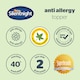 image 10 of Silentnight Anti-Allergy Mattress Topper, Single | White | 1