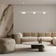 image 2 of Milagro Pendant Light (Strip) Genesis White 7xGU10