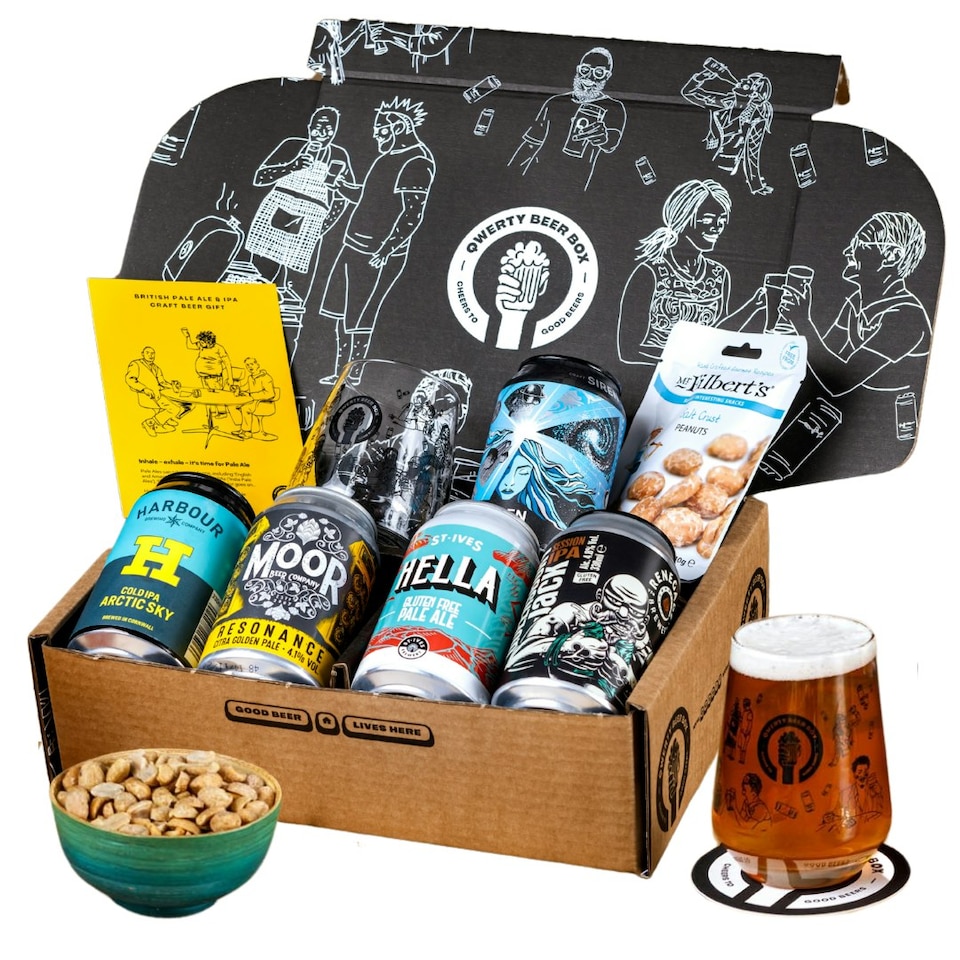 image 1 of Premium Pale Ale / IPA British Craft Beer Gift Hamper 5x330ml
