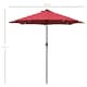 image 7 of Outsunny 24 LED Solar Powered Parasol Umbrella Garden Tilt Outdoor String Light