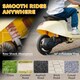 image 6 of AIYAPLAY Kids Electric Motorbike, 24V Battery Powered Ride on Motorcycle with Manual Throttle, Brakes and LED Lights for Ages 8-12 Years Old Boys and Girls | Cream
