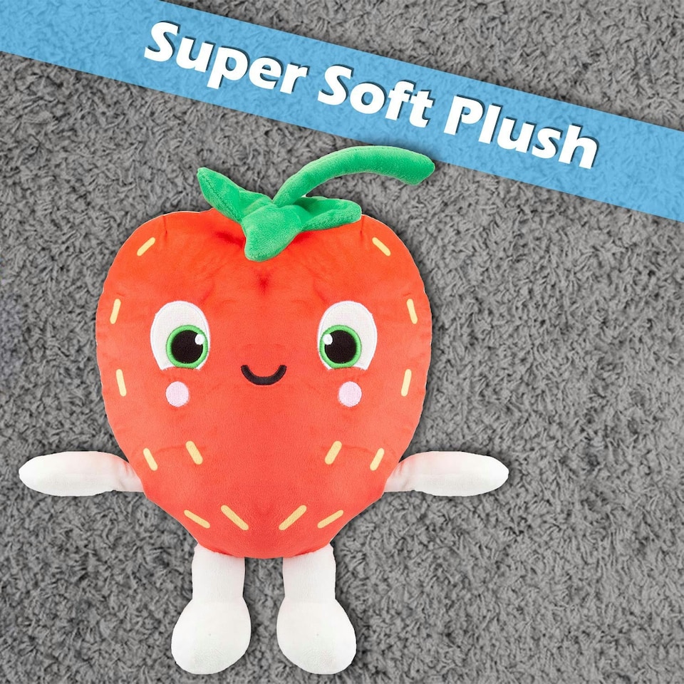 image 1 of Berry Boo Pinata Smashlings Soft Toy Cute Plushie Huggable Cuddly 30cm Red