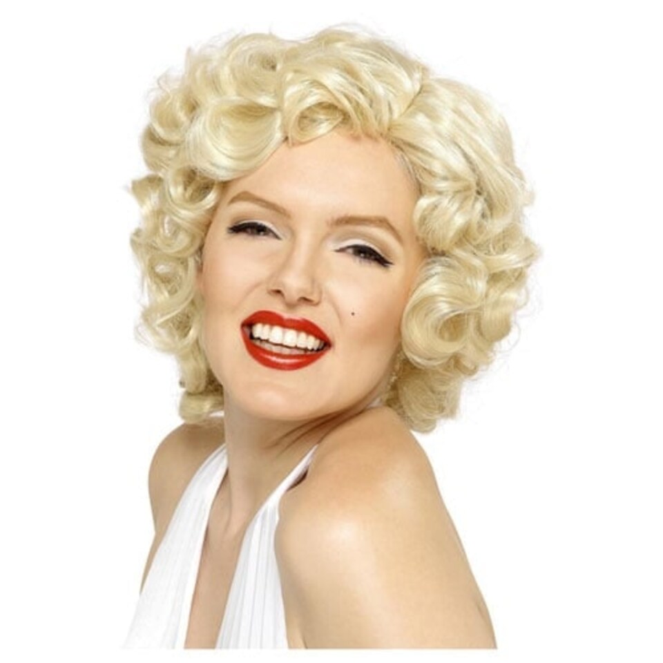 Marilyn Monroe Blonde Curled Hair Wig