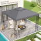 image 8 of Outsunny 3 x 3m Gazebo Canopy Replacement Cover 2Tier Roof Top Spare Part  Deep Grey TOP COVER ONLY