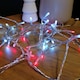 image 7 of 200 LED 16m Christmas Outdoor Function Lights Timer Clear Cable in Red & White