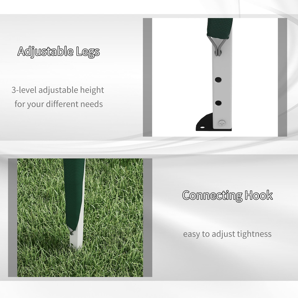 image 1 of Outsunny Pop Up Gazebo 3 x 6m, Foldable Canopy Tent, Height Adjustable Wedding Awning Canopy wCarrying Bag, Green