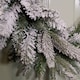 image 5 of 45cm Snow Flocked Wreath 84 Mixed PE/PVC Tips
