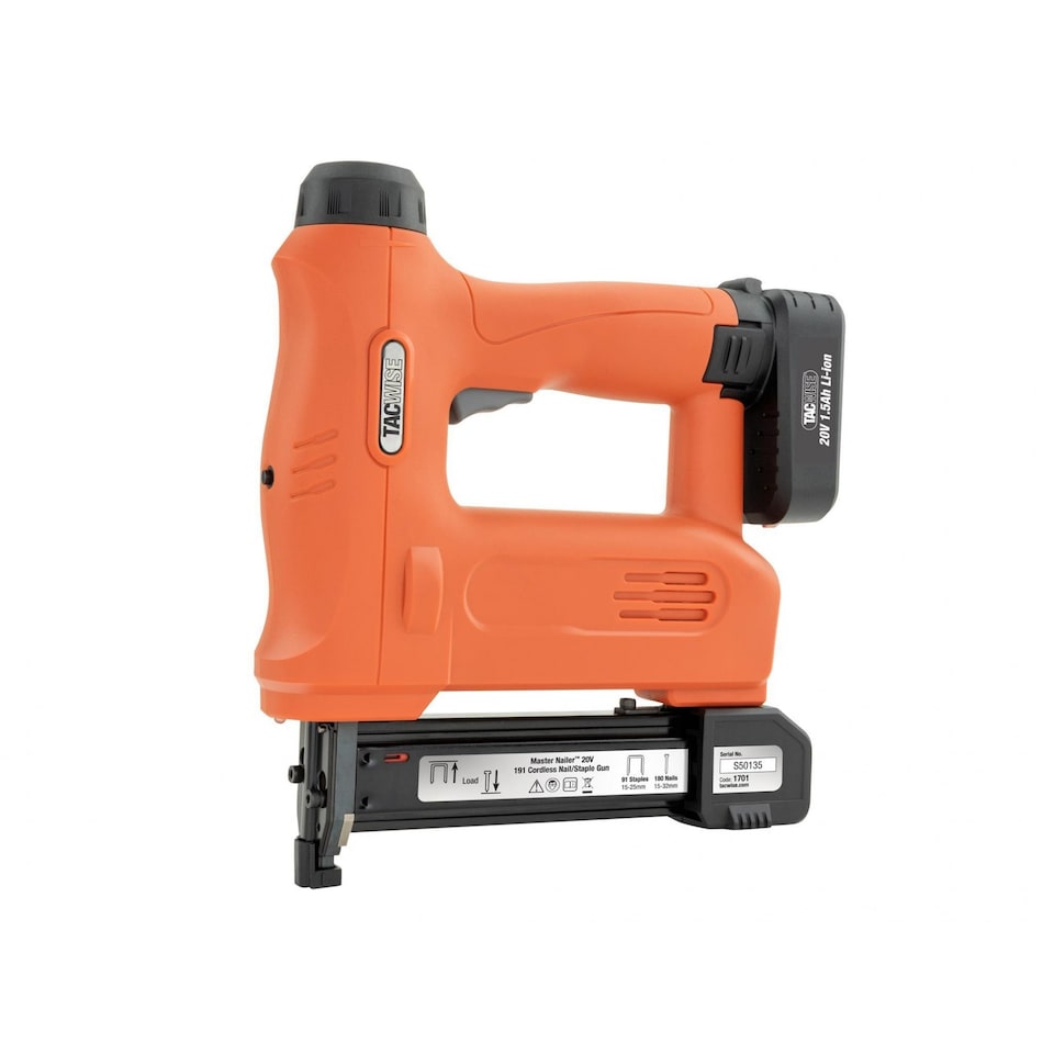 image 1 of Tacwise Master Nailer 191 20v | Multi | Multi Colour | One Size | 1