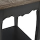 image 4 of Interiors by Premier Dark Grey Single Shelf Console Table Grey