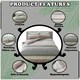 image 2 of VELVETIO Moxie Stripe Duvet Cover Set Reversible Polycotton Easy Care Beddings Pink | Blush Pink | King