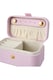 image 2 of Living and Home Portable Mini Jewelry Box Organizer | Pink