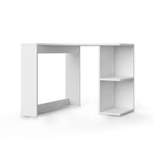 Chesil Office Writing Desk White | White | White