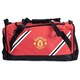 image 1 of Manchester United FC Core Stripe Holdall | Red | Red/Black | One Size | 1